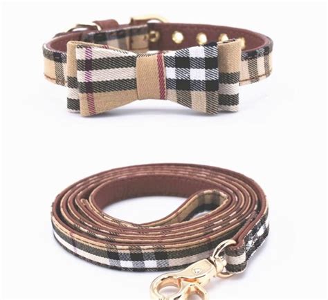 burberry dog leash set.